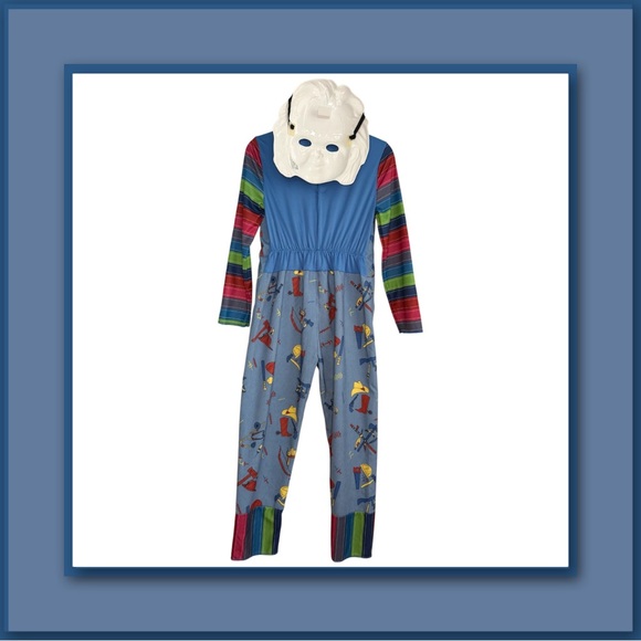 Disguise Child’s 2-Piece Chucky Halloween Costume – Size Medium - Picture 3 of 6